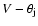 $V-\theta_{\rm j}$