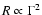 $R \propto \Gamma^2$