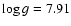 $\log g=7.91$