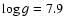$\log g=7.9$