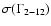 $\sigma (\Gamma _{\rm 2-12})$