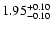$\rm 1.95^{+0.10}_{-0.10}$