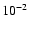 $\rm 10^{-2}$