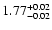 $\rm 1.77^{+0.02}_{-0.02}$