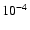 $\rm 10^{-4}$