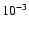$\rm 10^{-3}$