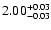 $\rm 2.00^{+0.03}_{-0.03}$