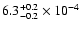 $\rm 6.3^{+0.2}_{-0.2}\times10^{-4}$