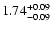 $\rm 1.74^{+0.09}_{-0.09}$