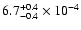$6.7^{+0.4}_{-0.4}\times10^{-4}$