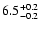 $\rm 6.5^{+0.2}_{-0.2}$