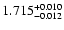 $\rm 1.715^{+0.010}_{-0.012}$
