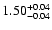 $\rm 1.50^{+0.04}_{-0.04}$
