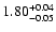 $\rm 1.80^{+0.04}_{-0.05}$
