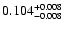 $\rm0.104^{+0.008}_{-0.008}$
