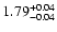 $\rm 1.79^{+0.04}_{-0.04}$
