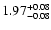$\rm 1.97^{+0.08}_{-0.08}$