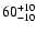 $\rm 60^{+10}_{-10}$