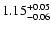 $\rm 1.15^{+0.05}_{-0.06}$