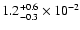 $1.2^{+0.6}_{-0.3}\times10^{-2}$