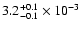 $3.2^{+0.1}_{-0.1}\times10^{-3}$
