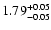 $\rm 1.79^{+0.05}_{-0.05}$