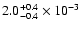 $\rm 2.0^{+0.4}_{-0.4}\times10^{-3}$