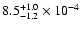 $\rm 8.5^{+1.0}_{-1.2}\times10^{-4}$
