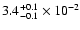 $\rm 3.4^{+0.1}_{-0.1}\times10^{-2}$