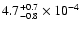 $4.7^{+0.7}_{-0.8}\times10^{-4}$