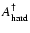 $A^{\dag }_{\rm hard}$