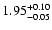$\rm 1.95^{+0.10}_{-0.05}$