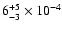 $6^{+5}_{-3}\times10^{-4}$