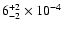 $6^{+2}_{-2}\times10^{-4}$