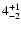 $\rm 4^{+1}_{-2}$