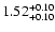 $\rm 1.52^{+0.10}_{+0.10}$