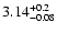 $\rm 3.14^{+0.2}_{-0.08}$