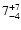 $\rm 7^{+7}_{-4}$
