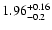 $\rm 1.96^{+0.16}_{-0.2}$