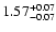 $\rm 1.57^{+0.07}_{-0.07}$