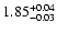 $\rm 1.85^{+0.04}_{-0.03}$