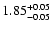 $\rm 1.85^{+0.05}_{-0.05}$