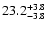 $\rm 23.2^{+3.8}_{-3.8}$