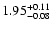$\rm 1.95^{+0.11}_{-0.08}$