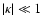 $\vert\kappa\vert\ll1$