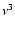 $\nu^3$