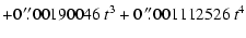 $\displaystyle + 0\hspace{0.1em}'\hspace{-0.06em}'\hspace{-0.3em}.\hspace{0.1em}...
... 0\hspace{0.1em}'\hspace{-0.06em}'\hspace{-0.3em}.\hspace{0.1em}{001112526}~t^4$