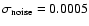 $\sigma_{\rm noise}=0.0005$