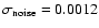 $\sigma_{\rm noise}=0.0012$