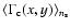 $\langle \Gamma_{\rm c} (x,y) \rangle _{n_{\rm s}}$